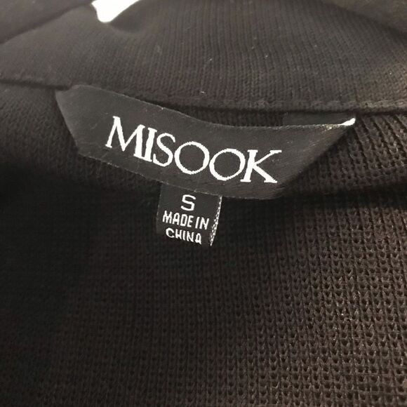 Misook Jacket Women's Size Small Color Block Fine Knit One-Button Closure - Picture 8 of 9